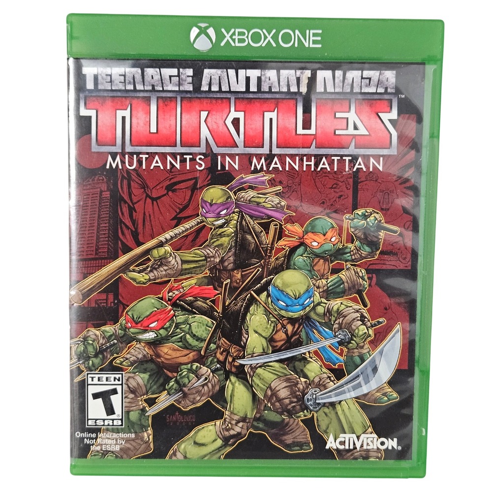 Activision TMNT Mutants in Manhattan Xbox One Green Action Game